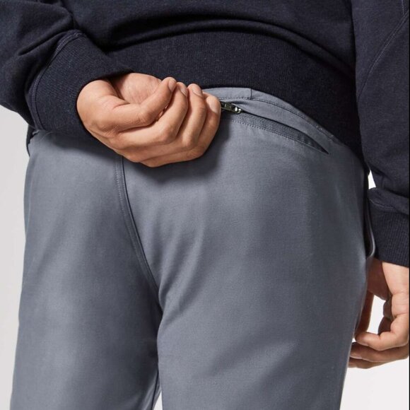 Lululemon Gray Commission Pants Classic Qwick Chino Size 34 x 30 - Picture 3 of 9